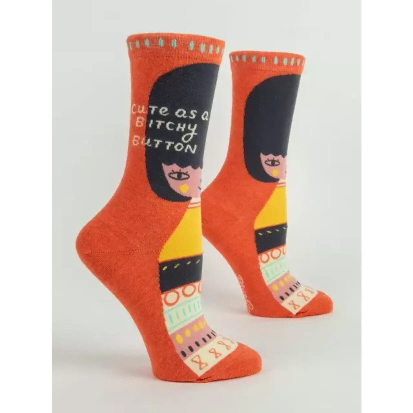 Women's Socks - Cute As A Bitchy Button