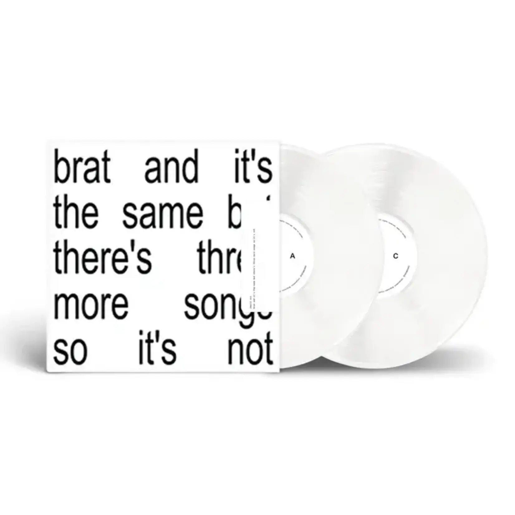 Charli XCX - Brat And It’s The Same But There’s Three More Songs So It’s Not (White Vinyl) [2LP]