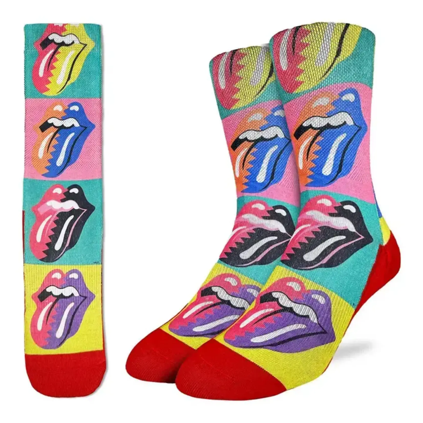 Men's Socks - Rolling Stones: Hot Lips Pop Art