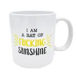Giant Mug - I Am A Ray Of Fucking Sunshine (White)