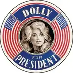 Button - Dolly For President
