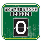 Sticker - Total Fucks Given: 0