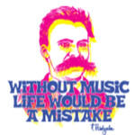 Sticker - Without Music Life Would Be A Mistake