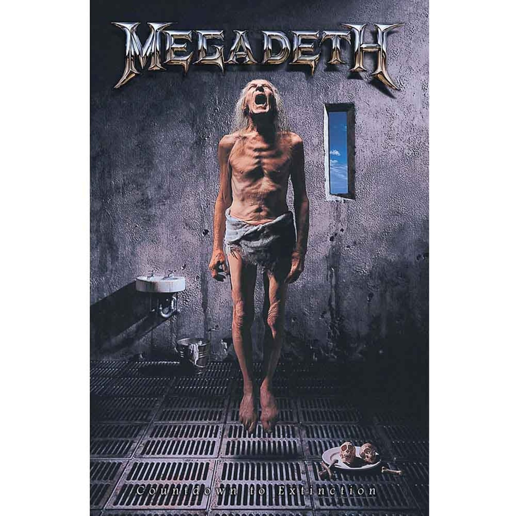 Textile Poster - Megadeth: Countdown To Extinction