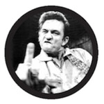 Button - Johnny Cash: Finger