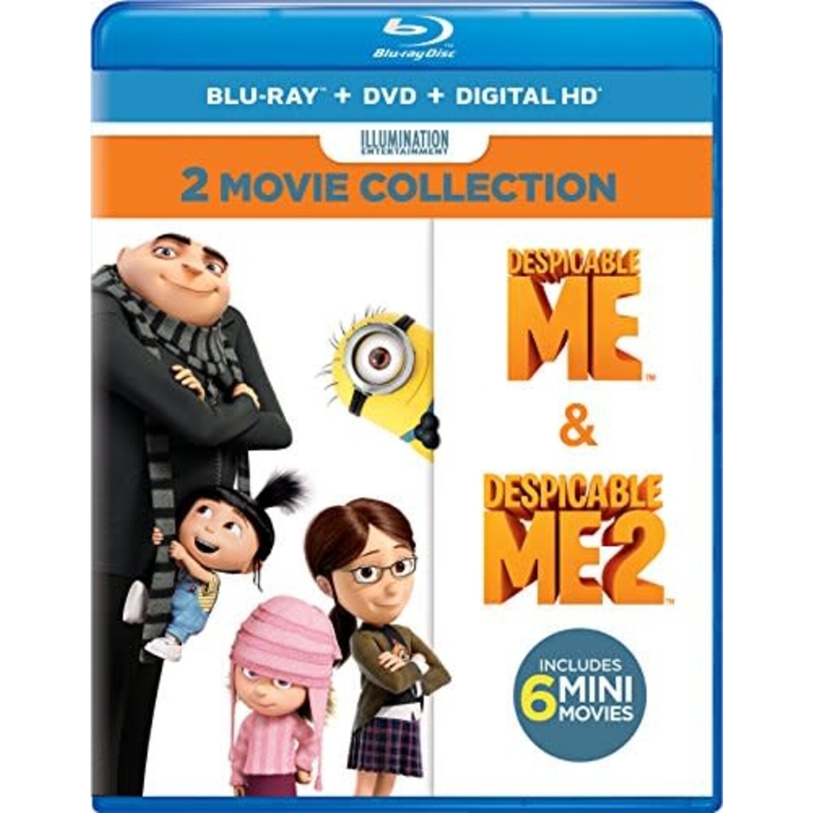 Despicable Me - 2 Movie Collection [USED 2BRD/2DVD]
