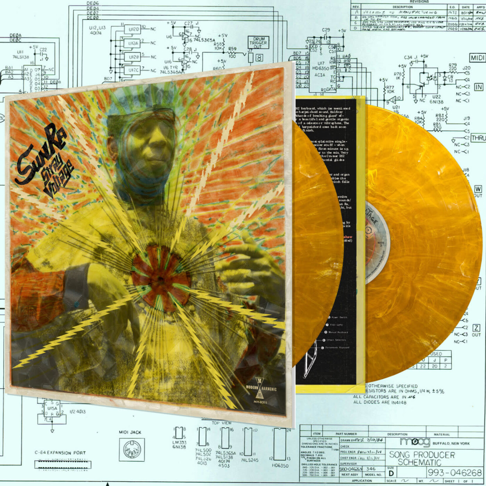 Sun Ra - Stray Voltage (Orange Vinyl) [2LP] (RSD2025)