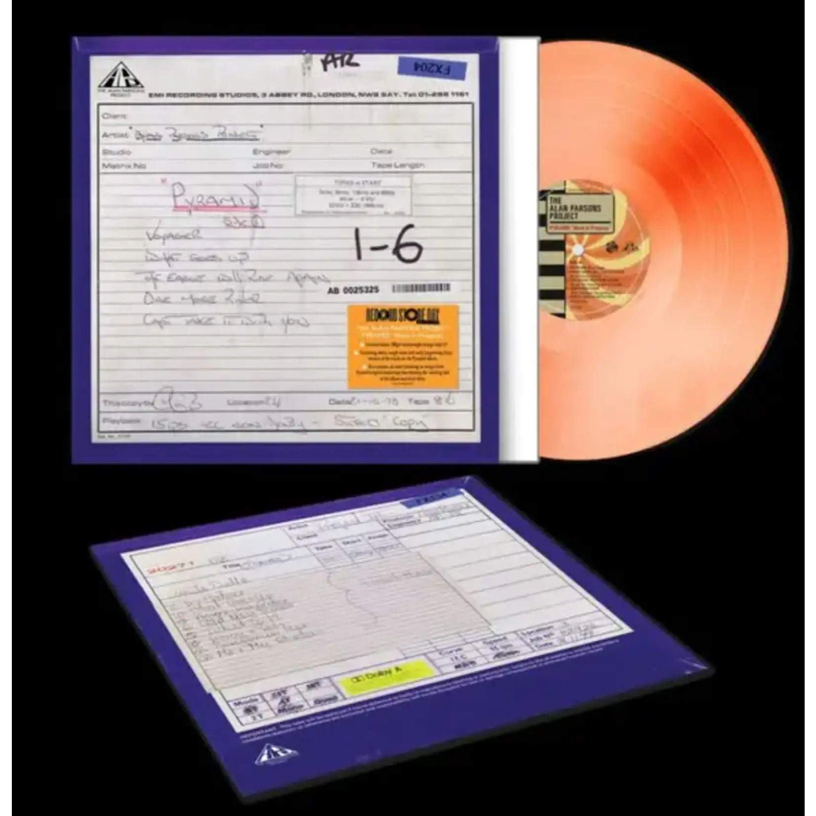 Alan Parsons - Pyramid: Work In Progress (Orange Vinyl) [LP] (RSD2024)