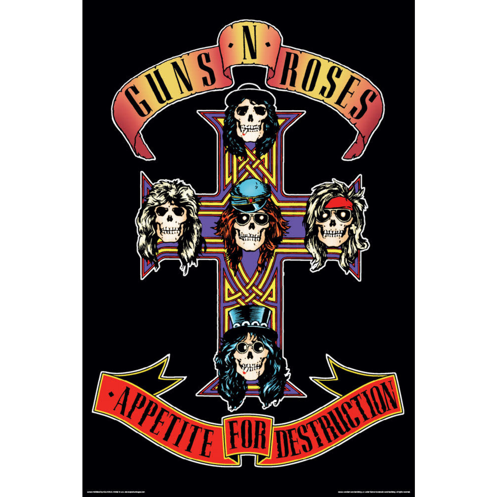 Poster - Guns N Roses: Appetite For Destruction