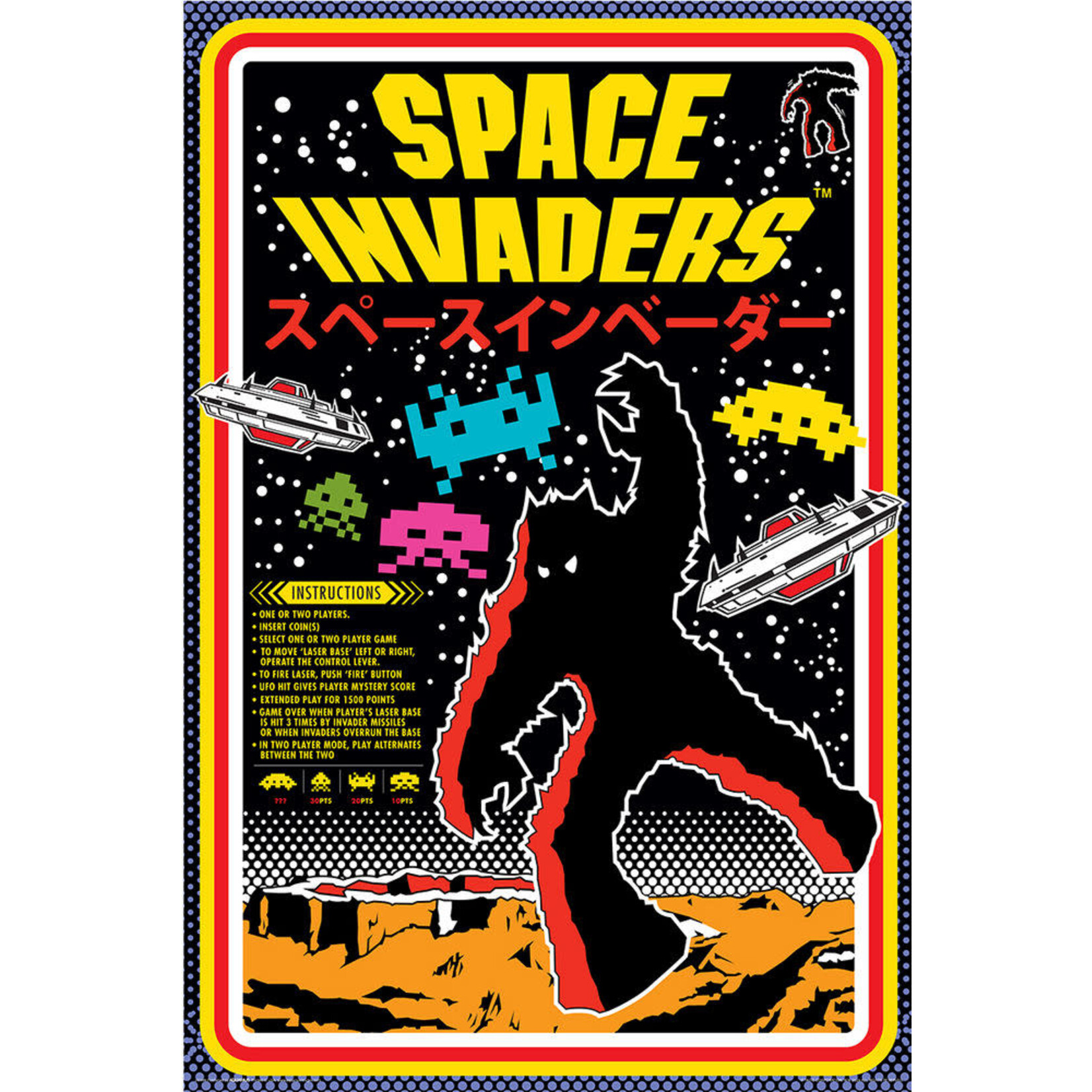Poster - Space Invaders: Japan