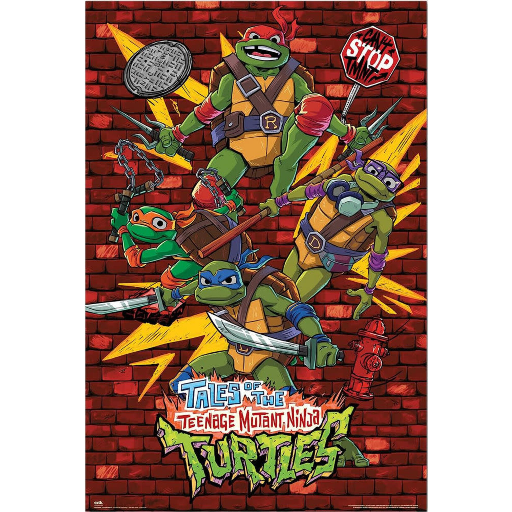 Poster - Teenage Mutant Ninja Turtles: Brick Wall