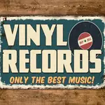 Metal Sign - Vinyl Records: Only The Best Music!