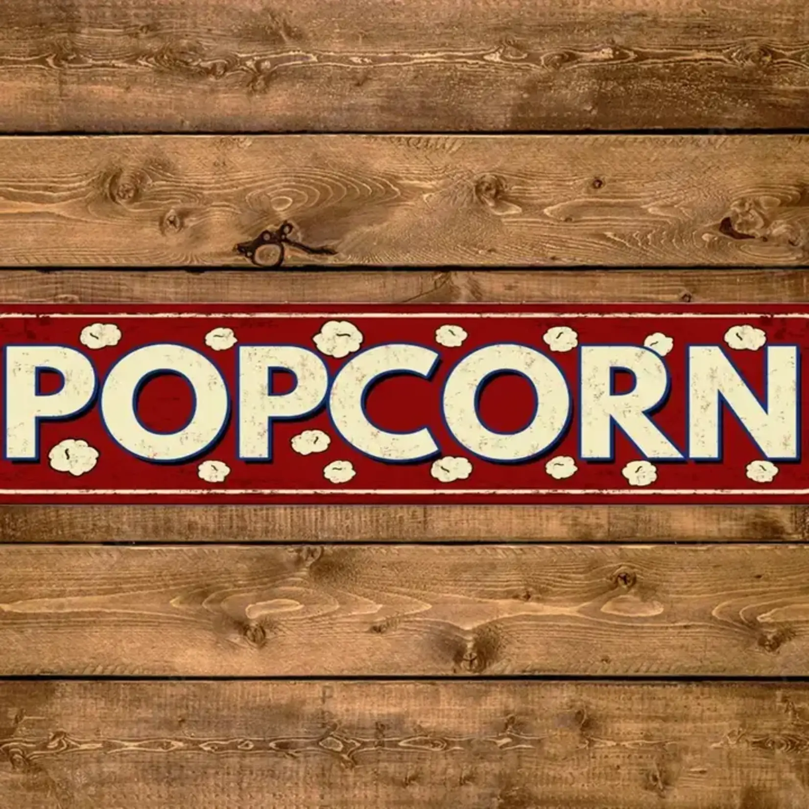 Metal Sign - Popcorn