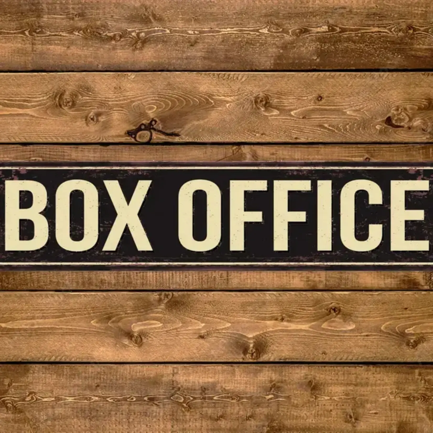 Metal Sign - Box Office