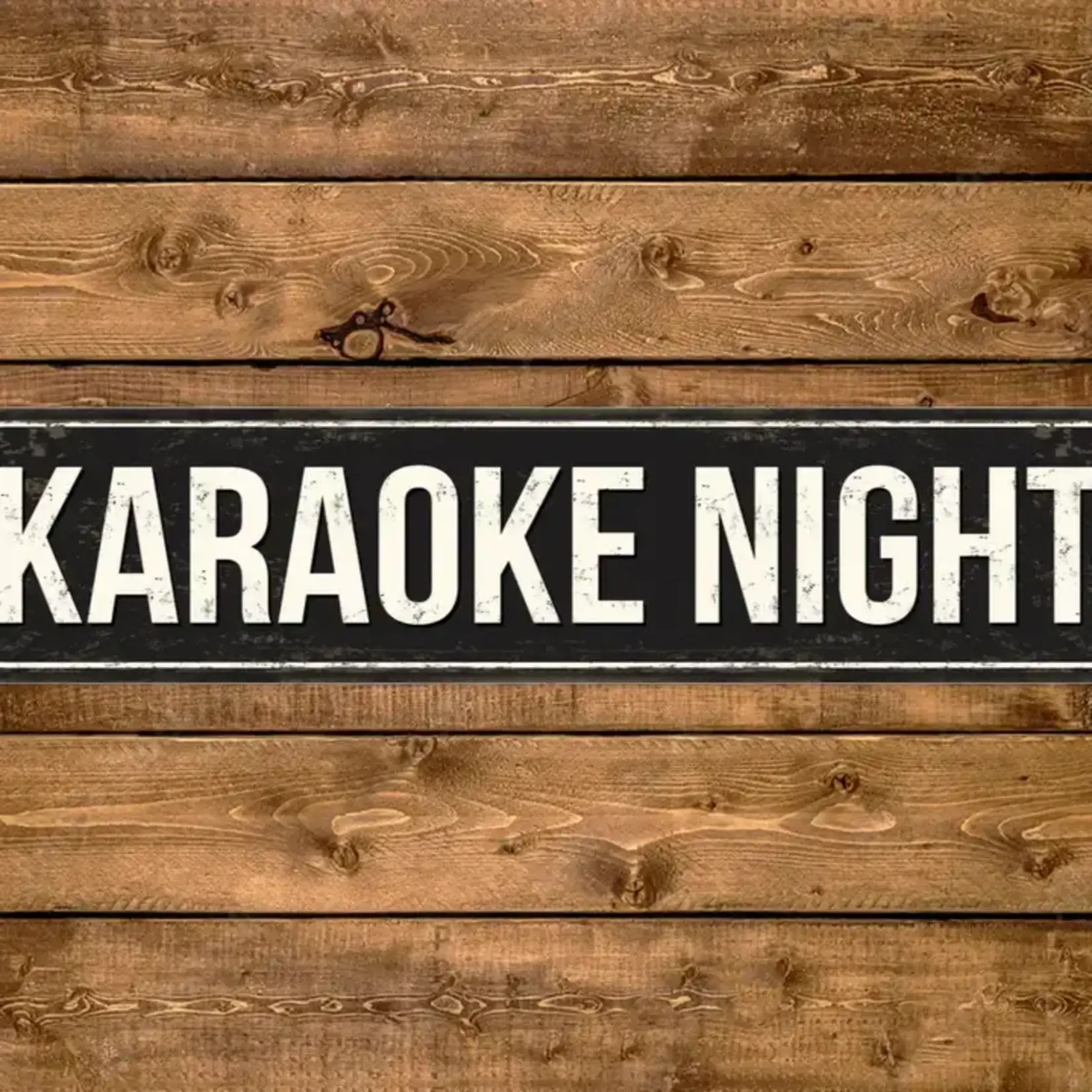 Metal Sign - Karaoke Night