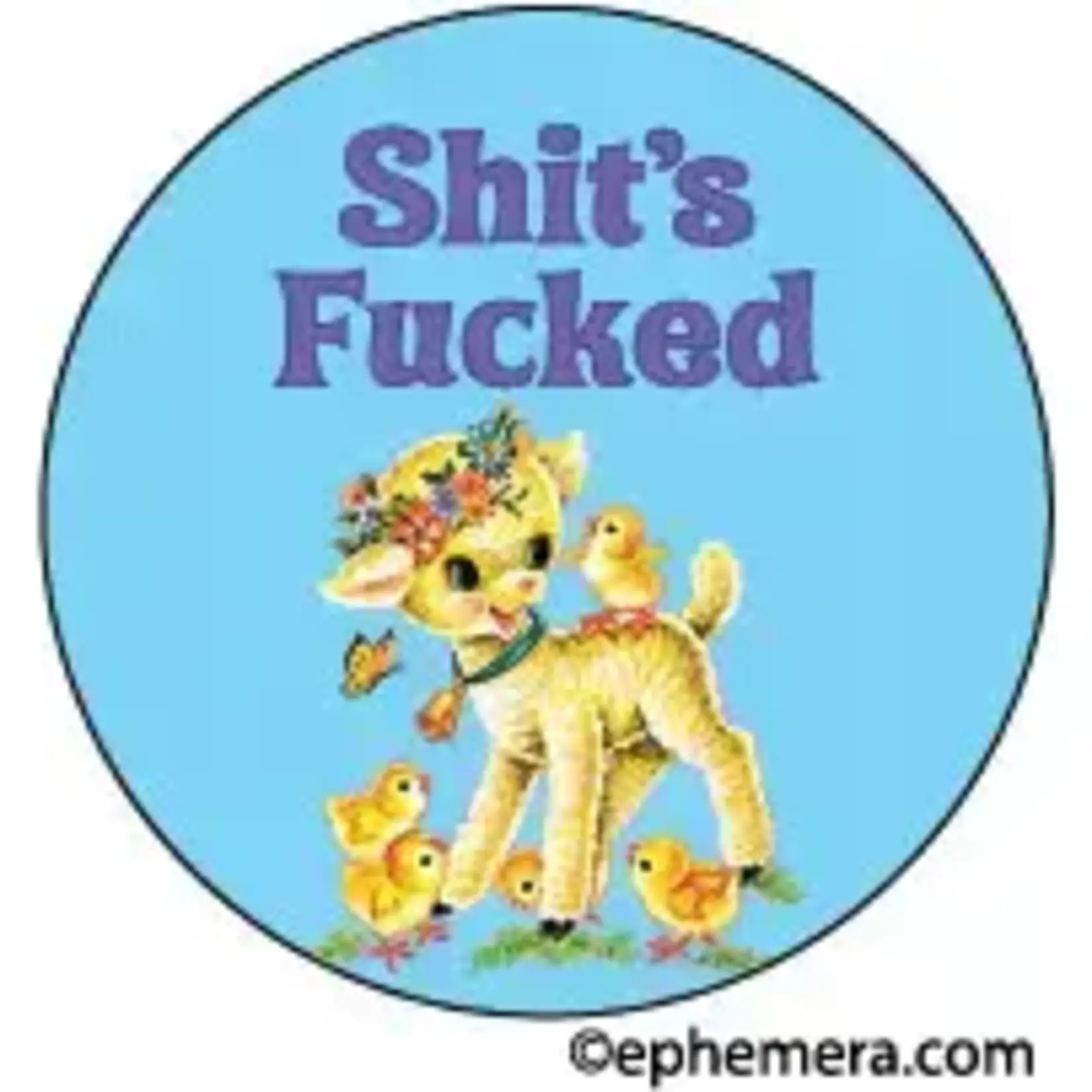 Button - Shit's Fucked Lamb