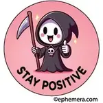 Button - Stay Positive