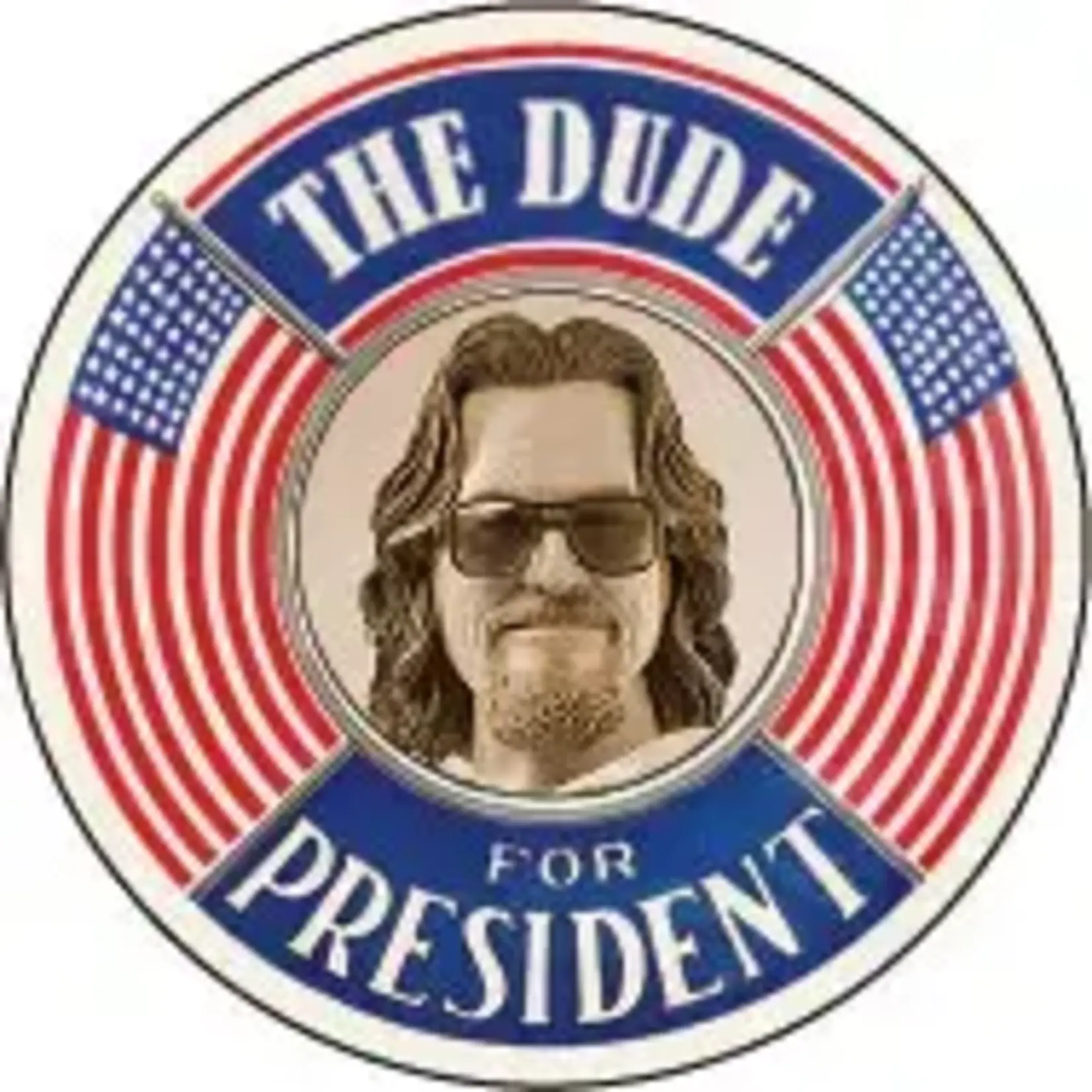 Button - The Dude For President