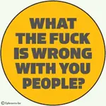 Button - What The Fuck Is Wrong With You People?