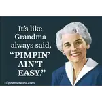 Magnet - It's Like Grandma Always Said, " Pimpin' Ain't Easy."