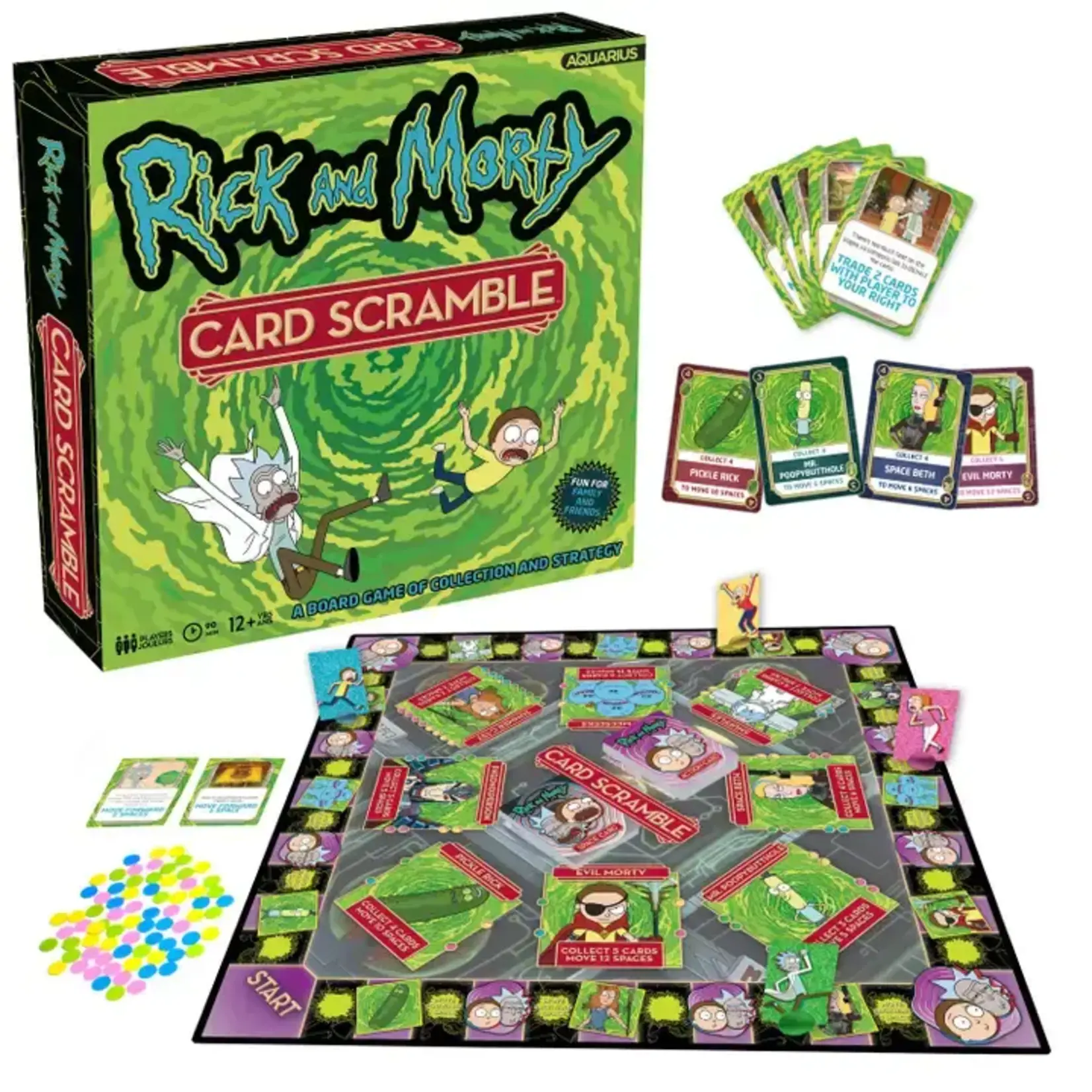 Board Game - Rick & Morty: Card Scramble
