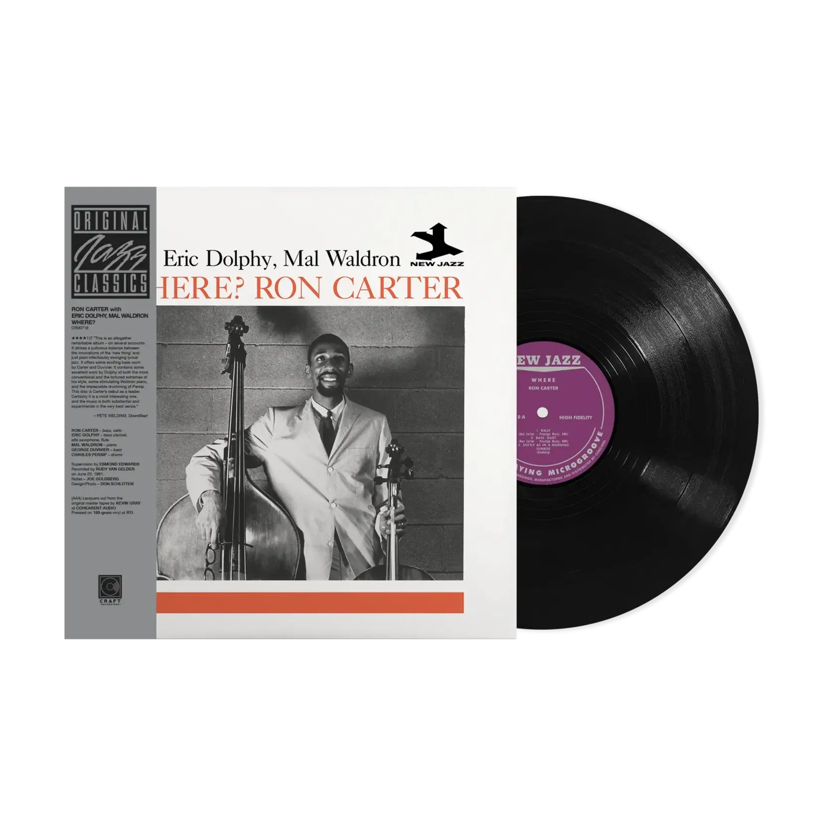 Ron Carter - Where? (Original Jazz Classics Series) [LP]