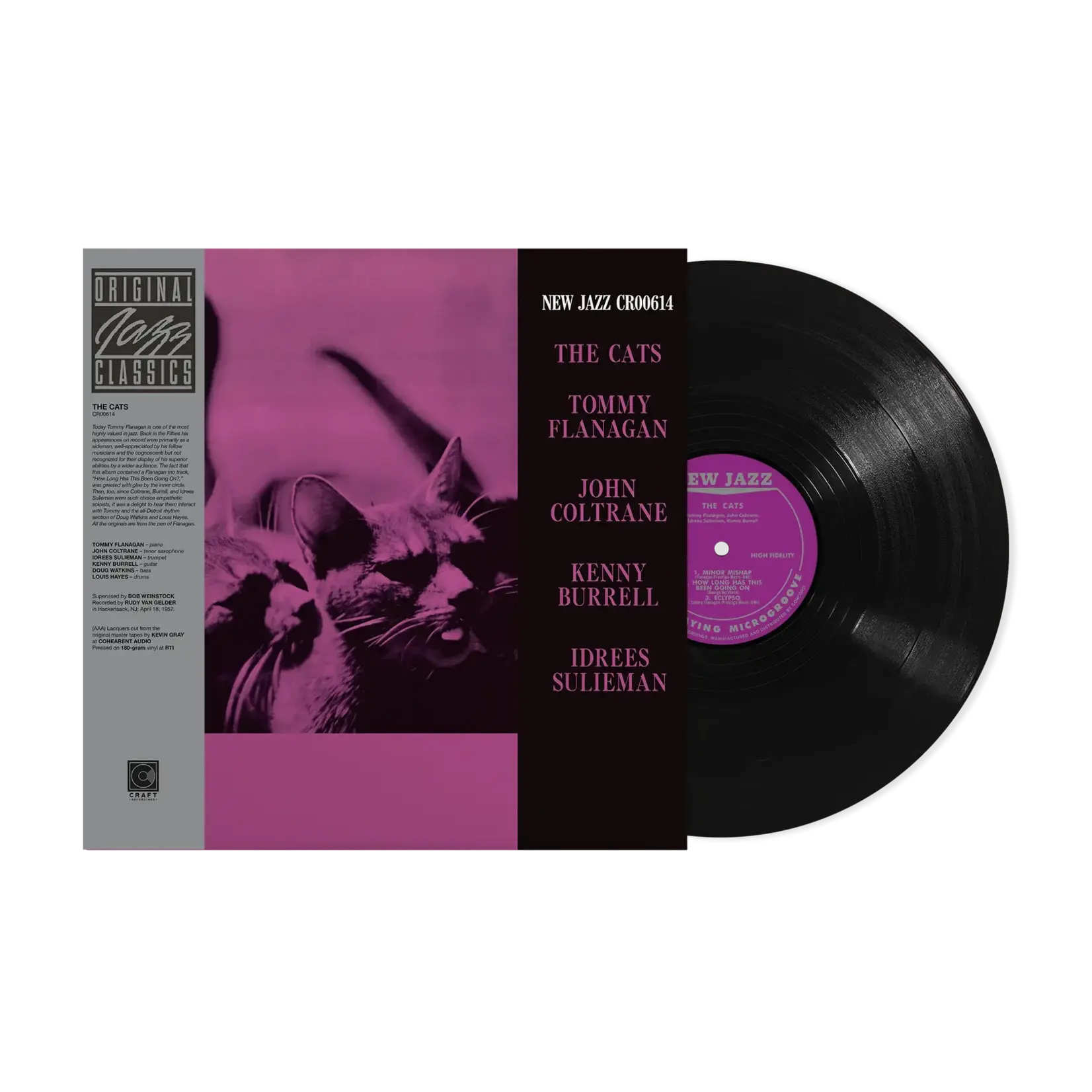 Tommy Flanagan/John Coltrane/Kenny Burrell/Idrees Sulieman - The Cats (Original Jazz Classics Series) [LP]