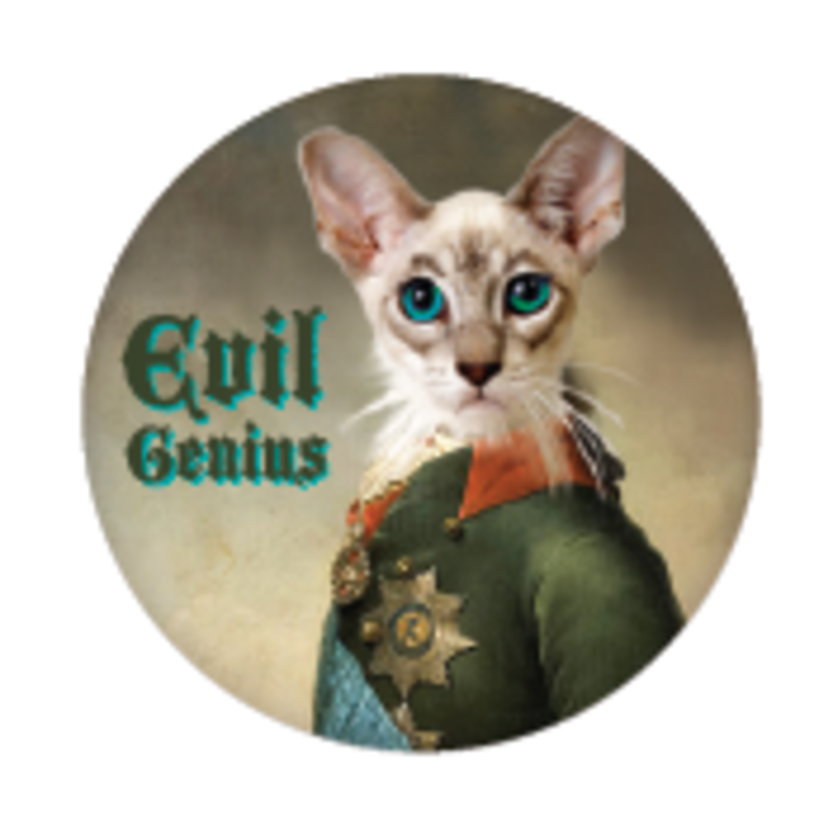 Button - Evil Genius