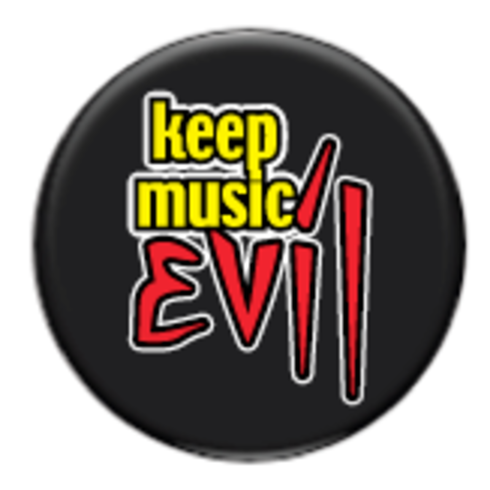 Button - Keep Music Evil