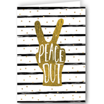 Greeting Card - Peace Out