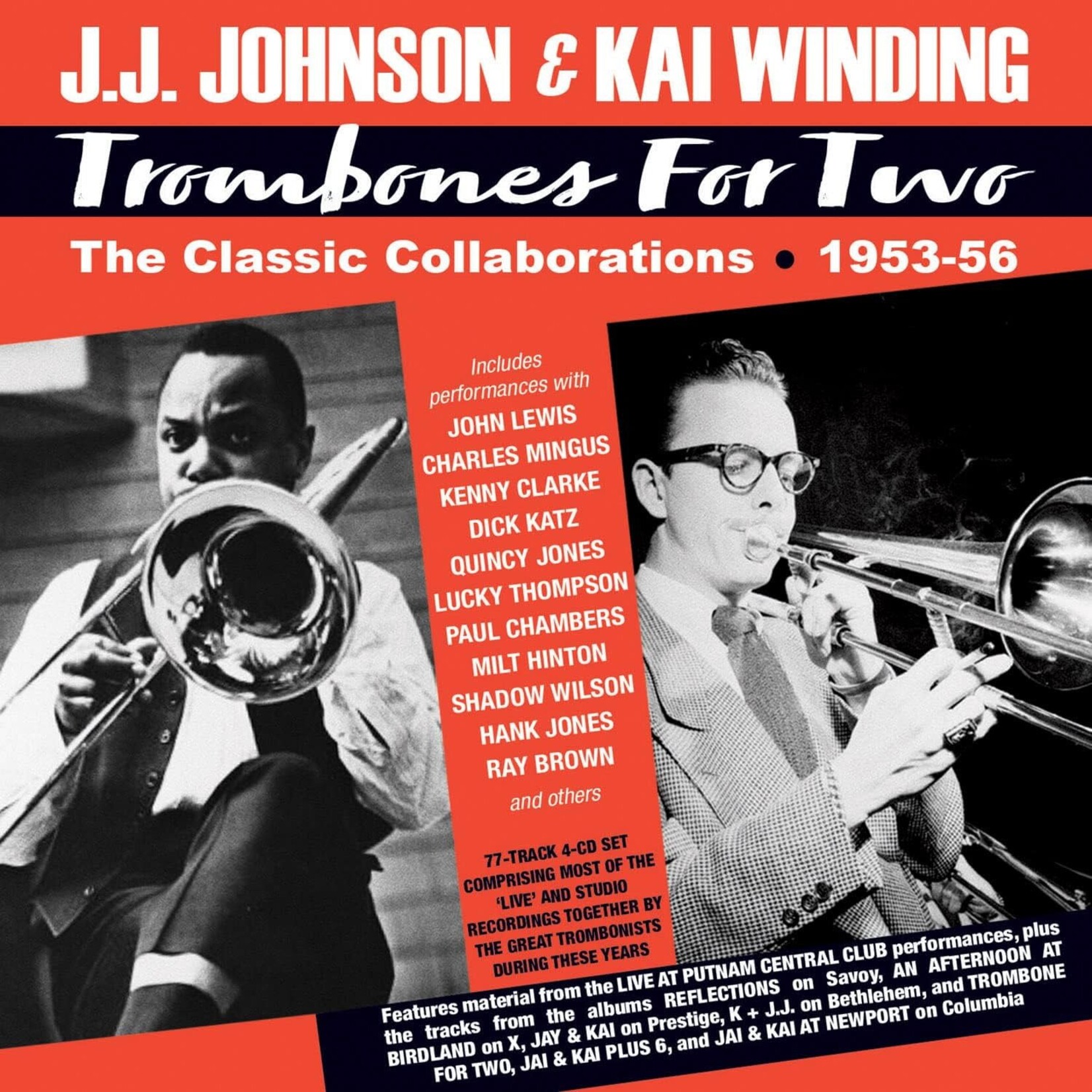 J.J. Johnson/Kai Winding - Trombones For Two: The Classic Collaborations 1953-56 [4CD]