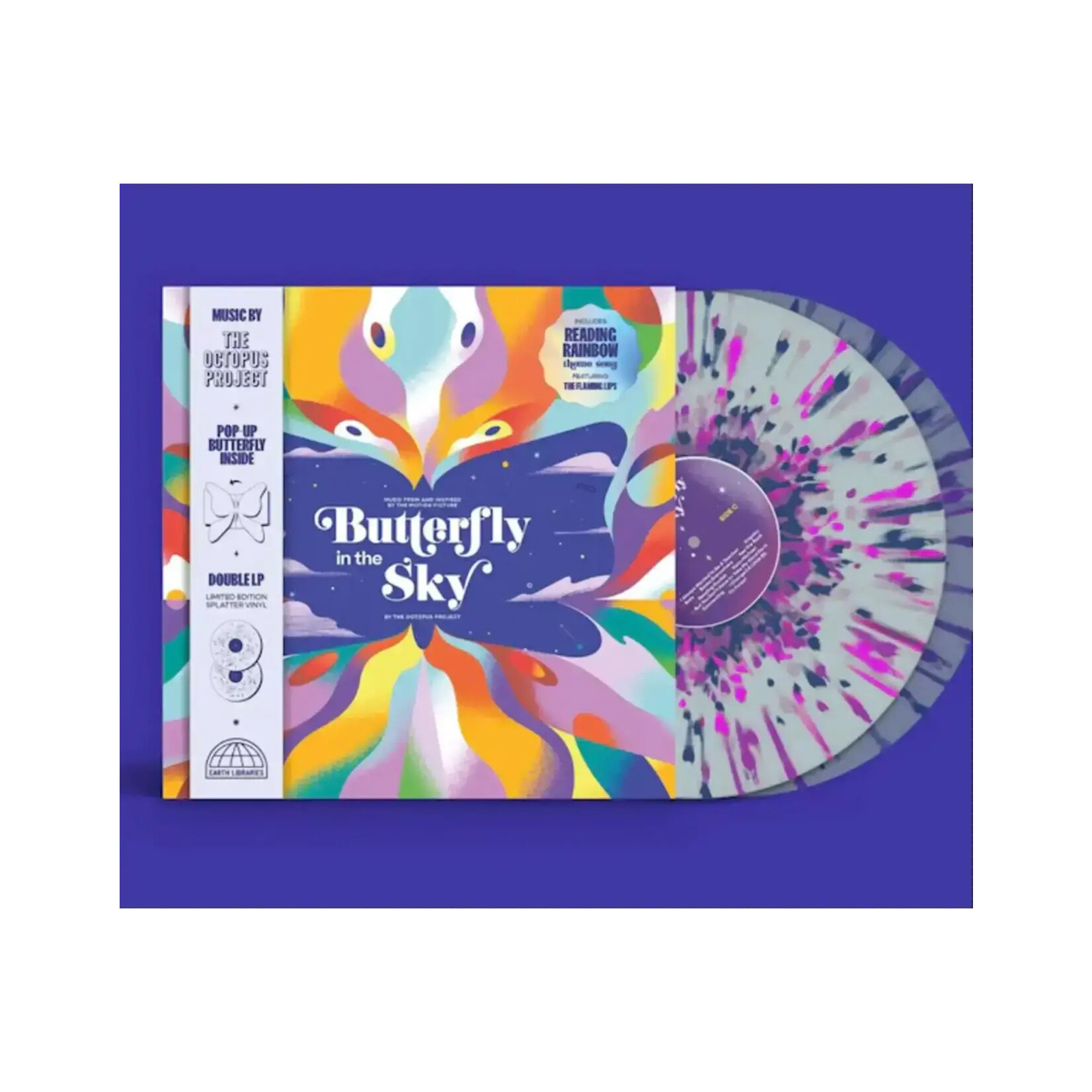 Octopus Project/The Flaming Lips - Butterfly In The Sky (Coloured Vinyl) [LP] (RSD2024)