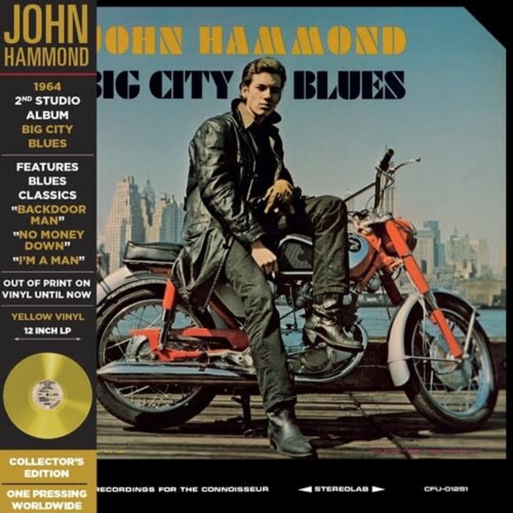 John Hammond - Big City Blues (Yellow Vinyl) [LP]