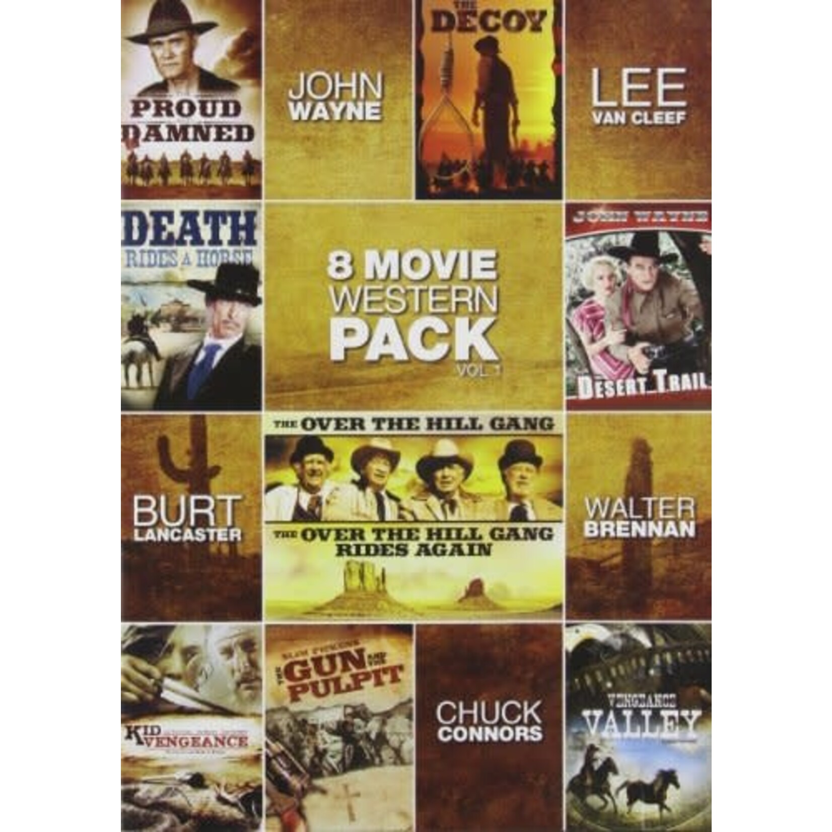 8 Movie Western Pack  - Vol. 1 [USED 2DVD]
