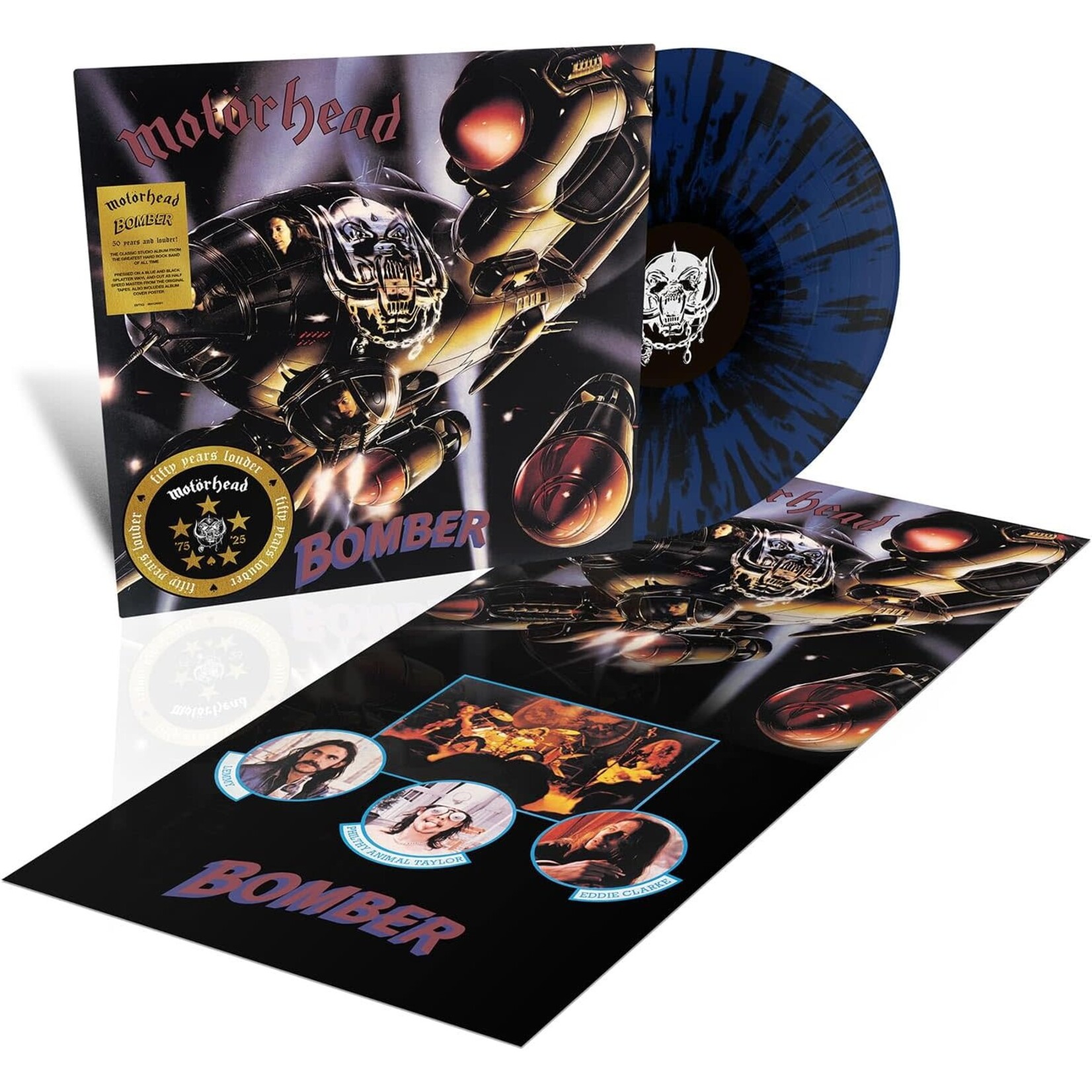 Motorhead - Bomber (Blue/Black Vinyl) [LP]