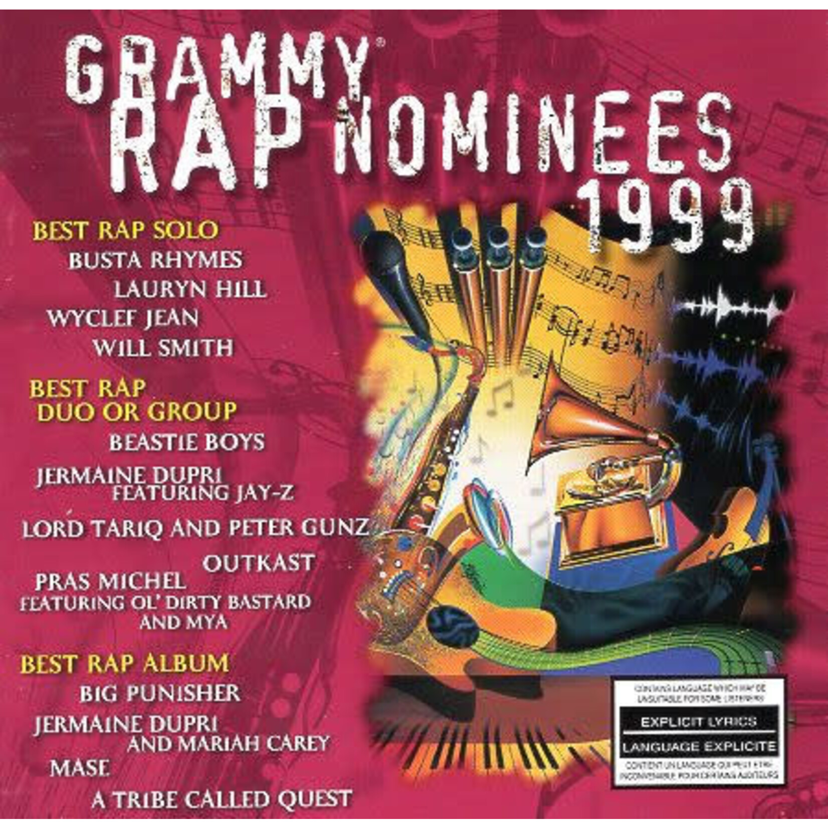Various Artists - Grammy Rap Nominees 1999 [USED CD]