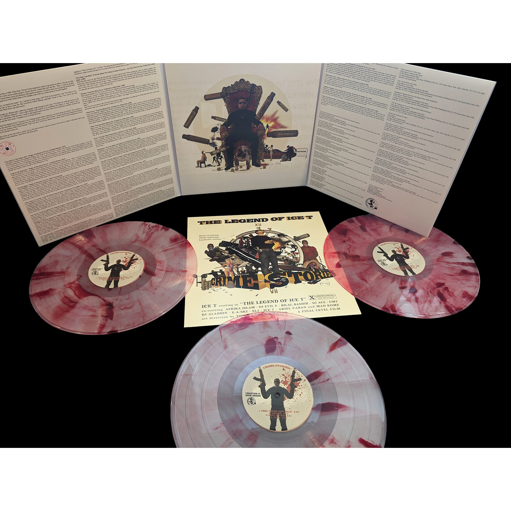 Ice-T - The Legend Of Ice T: Crime Stories (Clear/Red Vinyl) [3LP]