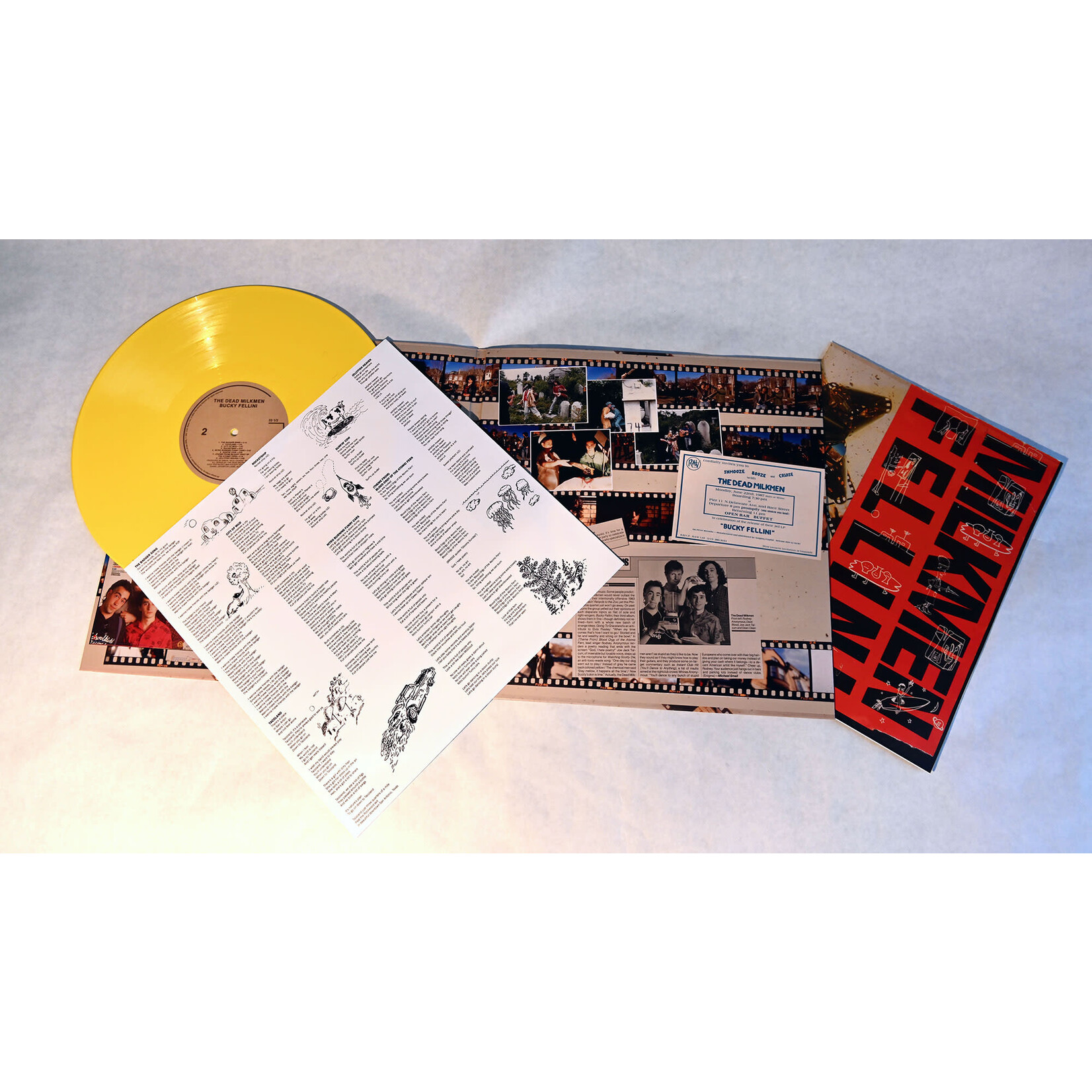 Dead Milkmen - Bucky Fellini (Yellow Vinyl) [LP]