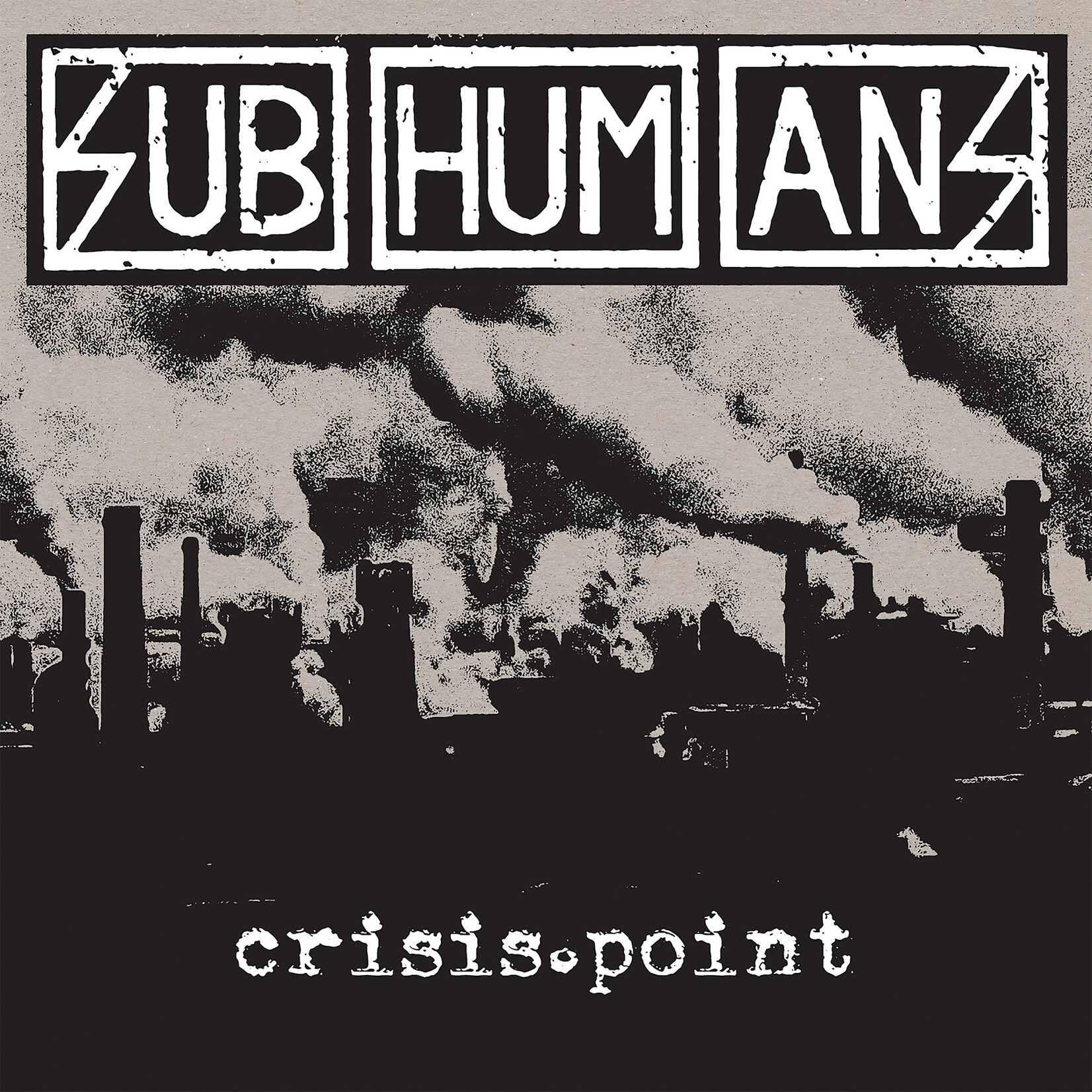 Subhumans - Crisis Point (White/Black Vinyl) [LP]