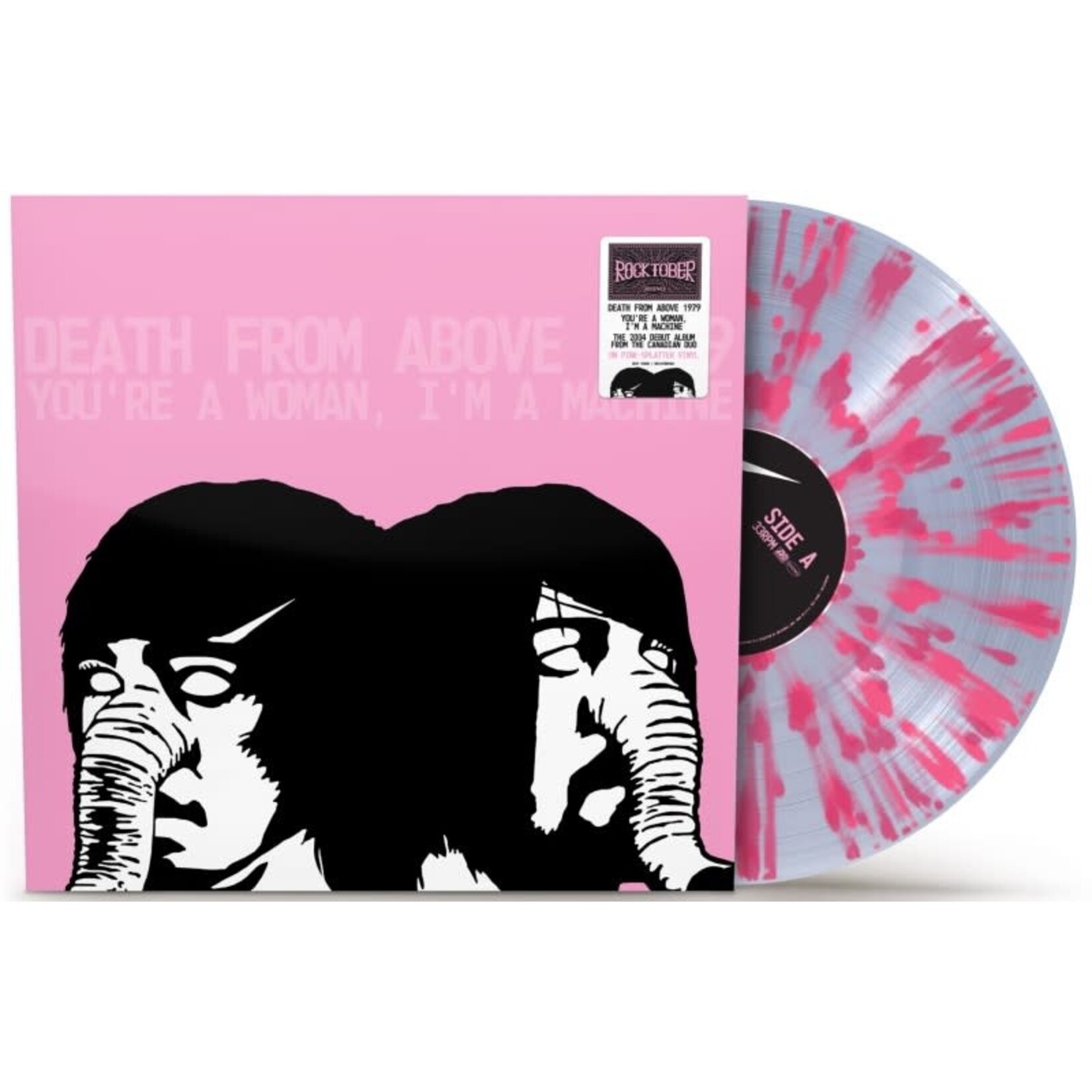 Death From Above 1979 - You're A Woman, I'm A Machine (Pink/Silver Vinyl) [LP] (Rocktober 2025)