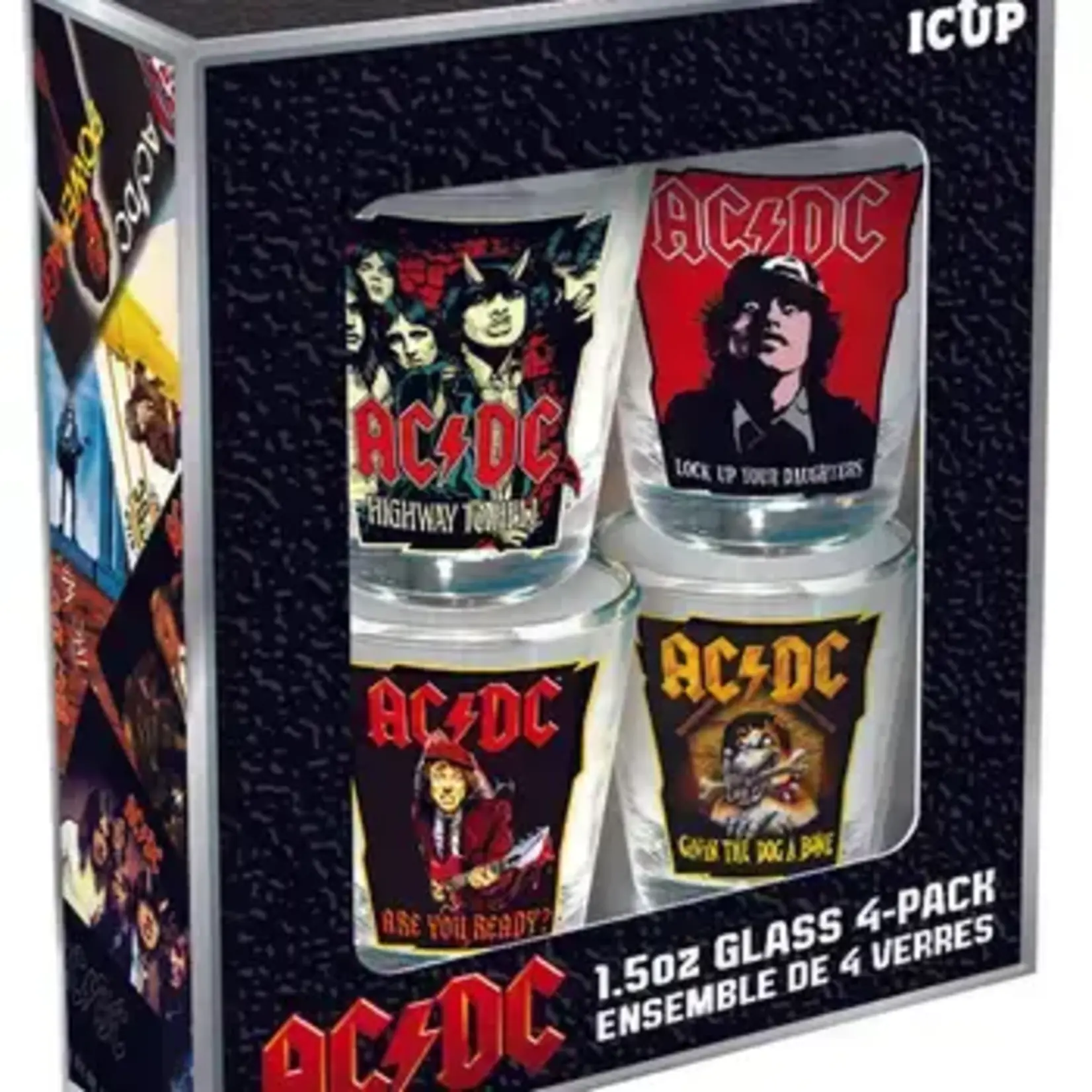 Shot Glass - AC/DC: 4-Pack