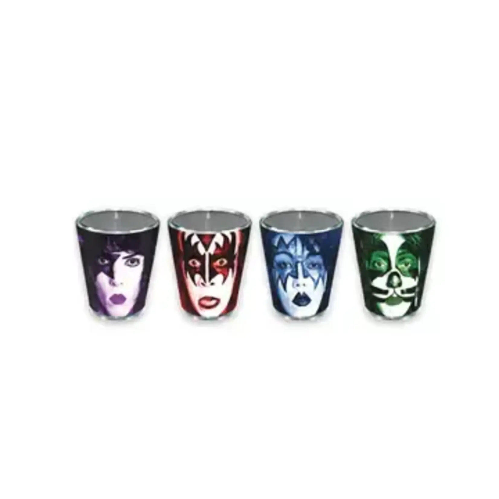 Shot Glass - Kiss: 4-Pack