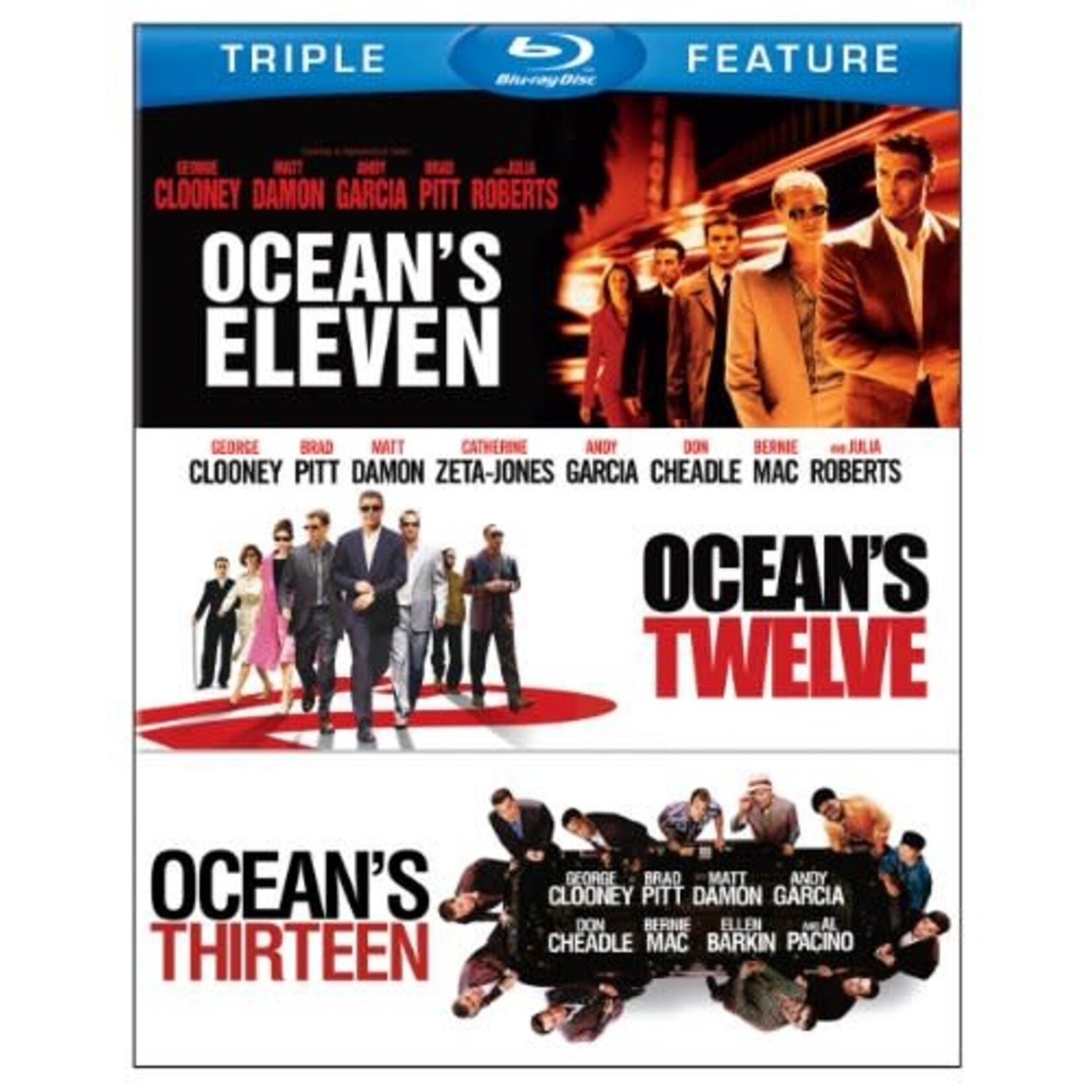 Ocean's Eleven/Ocean's Twelve/Ocean's Thirteen - Triple Feature [USED 3BRD]