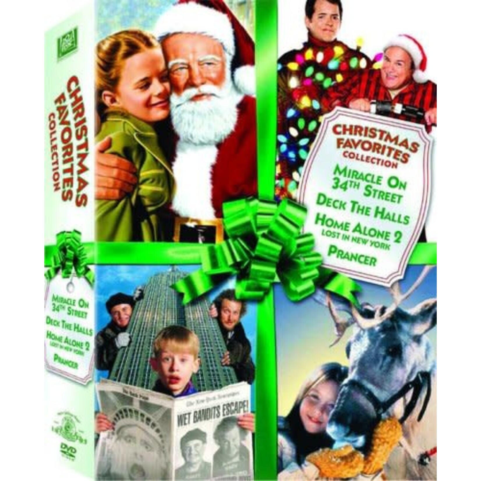 Miracle On 34th Street/Deck The Halls/Home Alone 2: Lost In New York/Prancer - Christmas Favourites Collection [USED 4DVD]