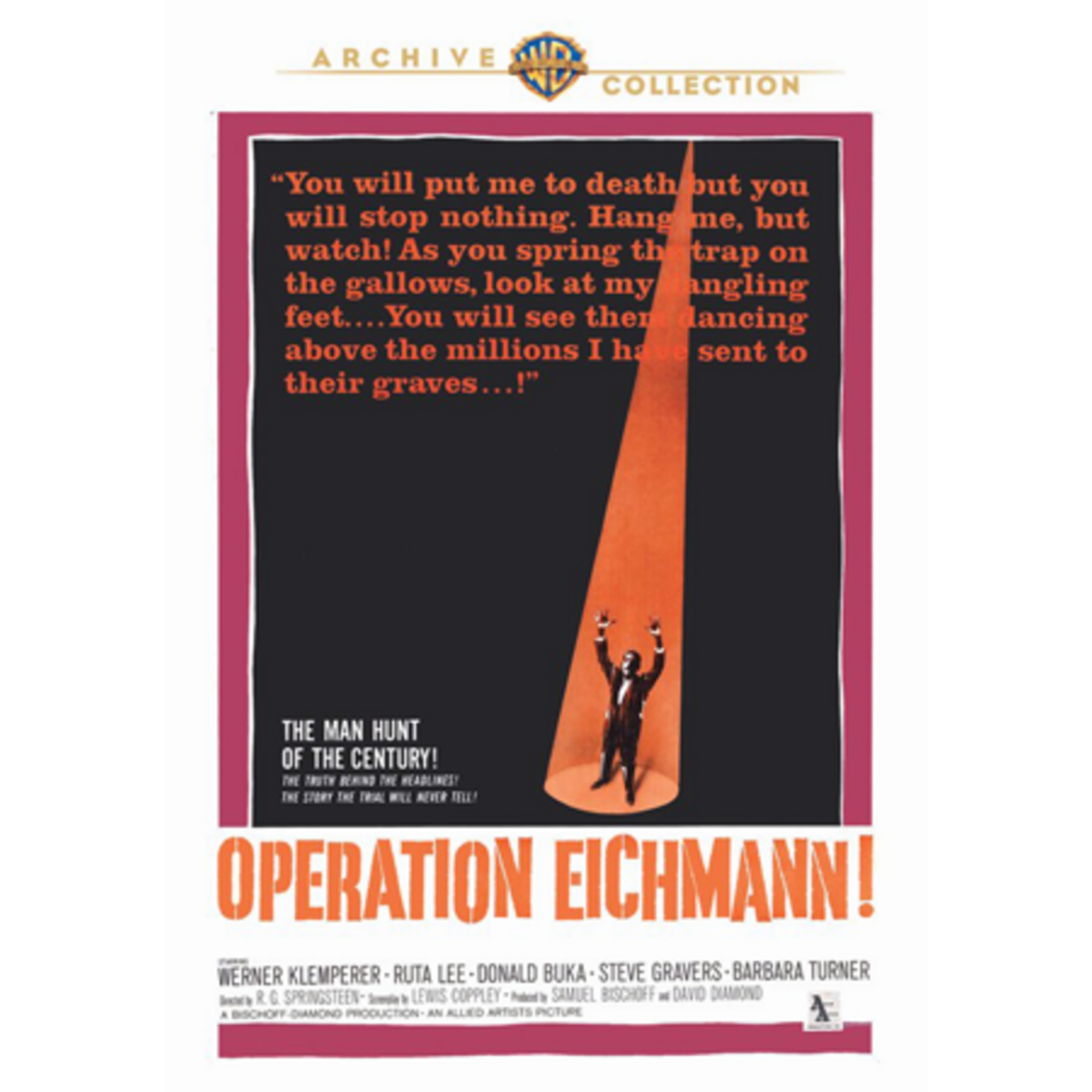 Operation Eichmann (1961) [USED DVD]