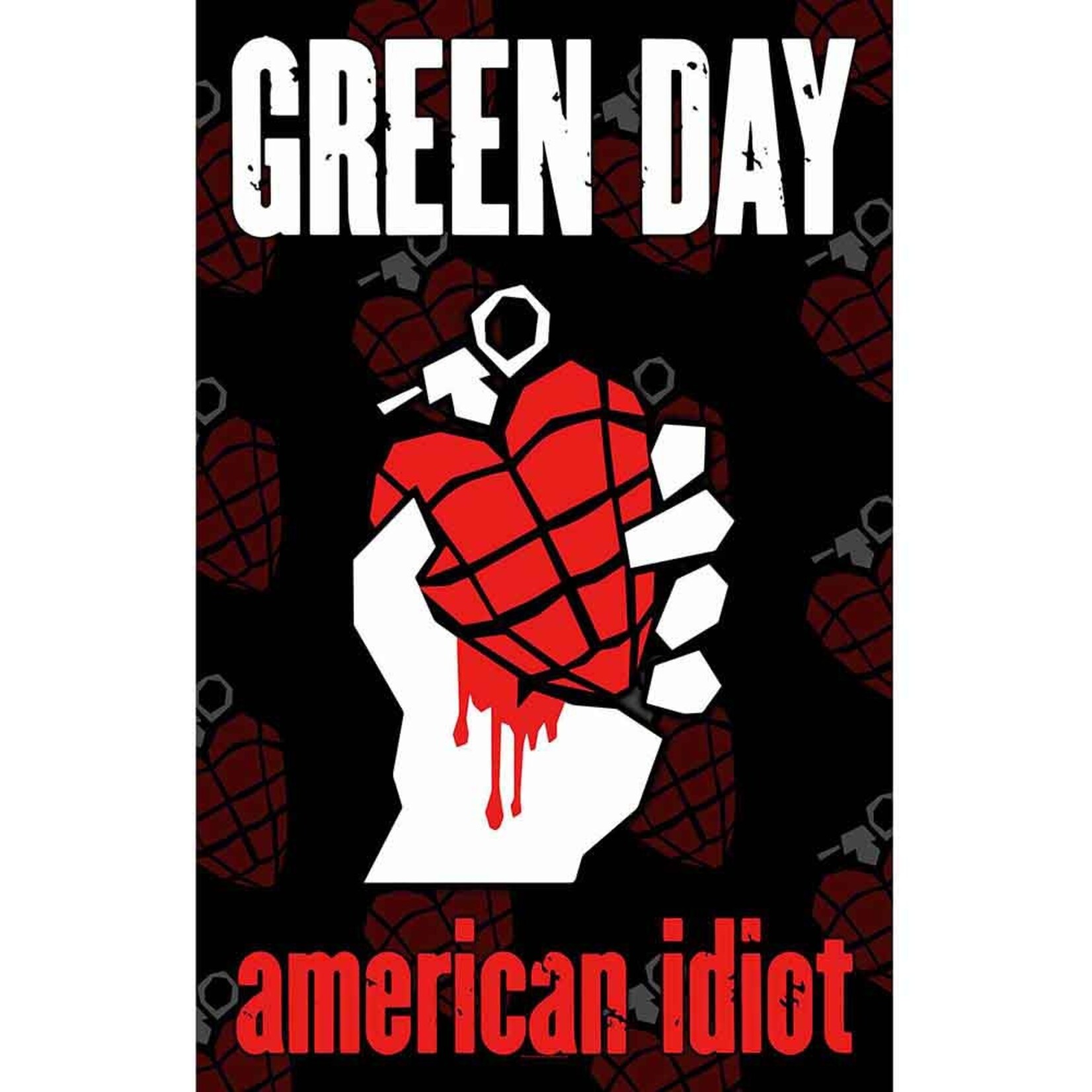 Textile Poster - Green Day: American Idiot