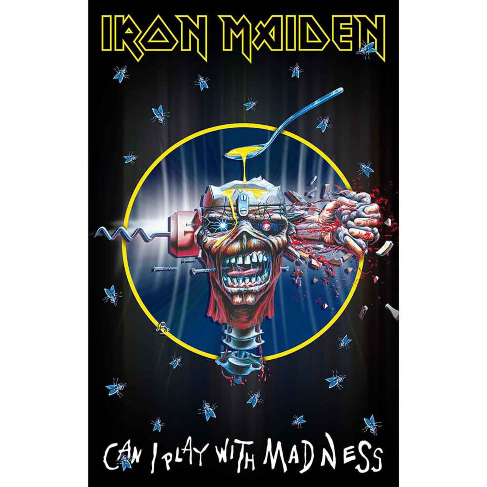 Textile Poster - Iron Maiden: Can I Play With Madness