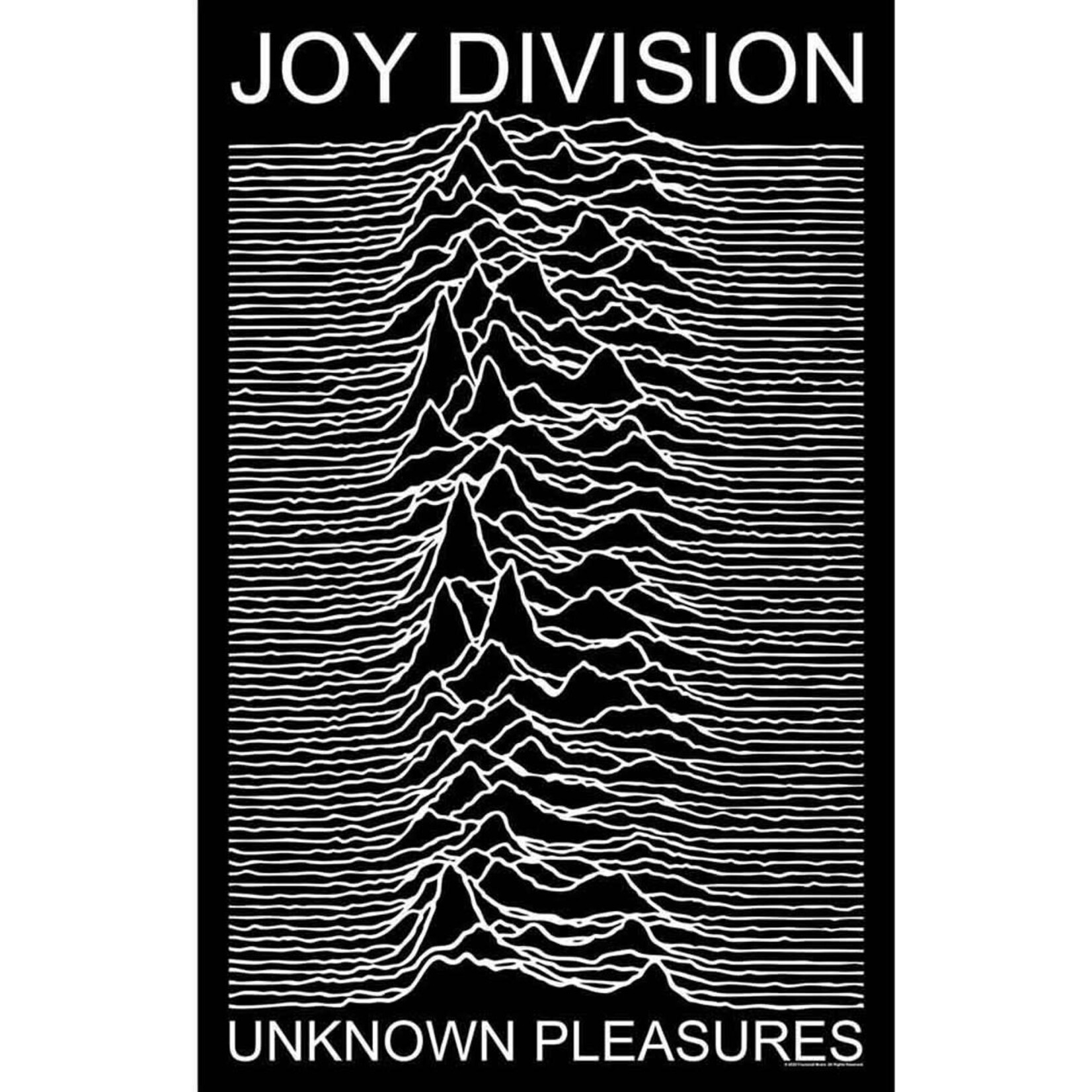 Textile Poster - Joy Division: Unknown Pleasures