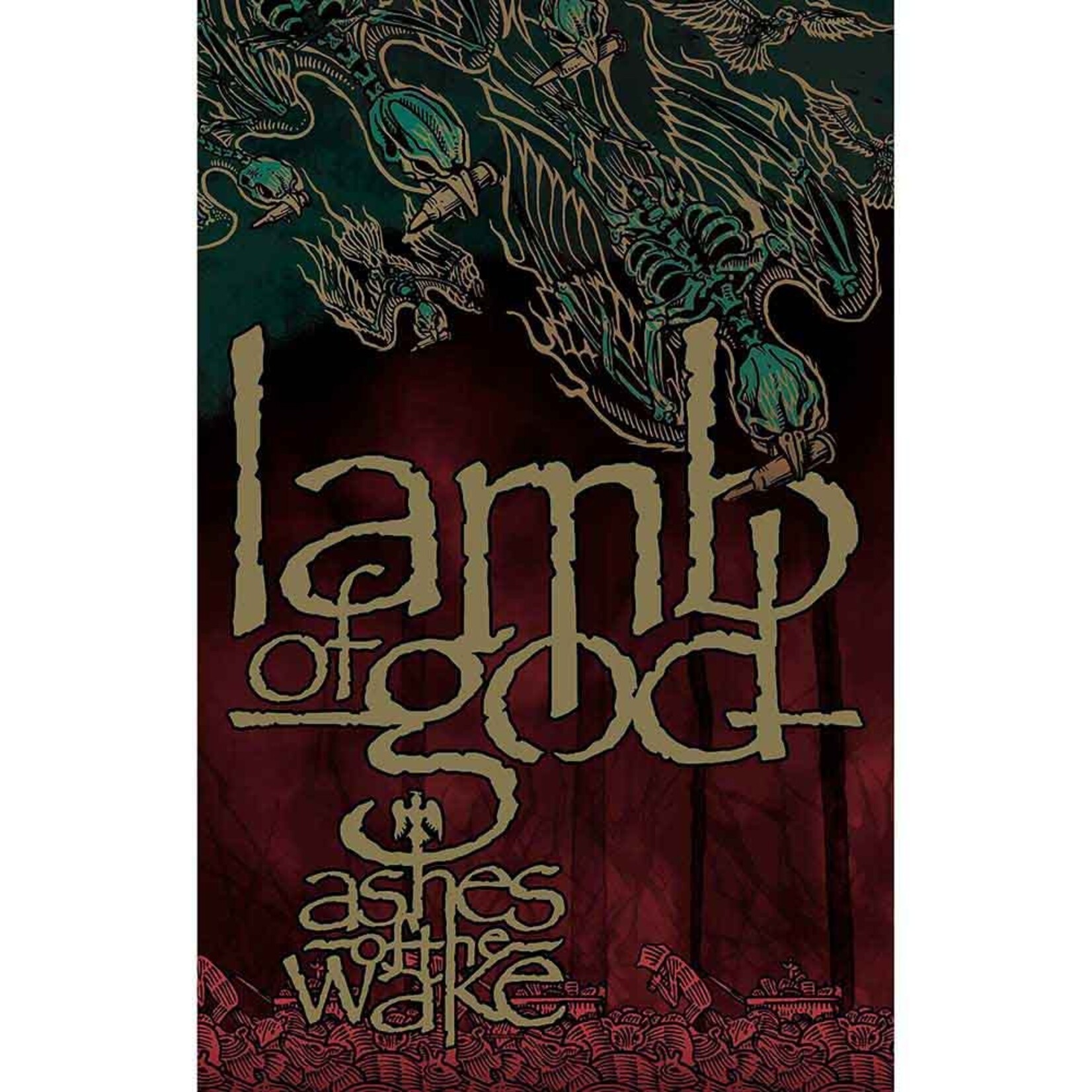 Textile Poster - Lamb Of God: Ashes Of The Wake