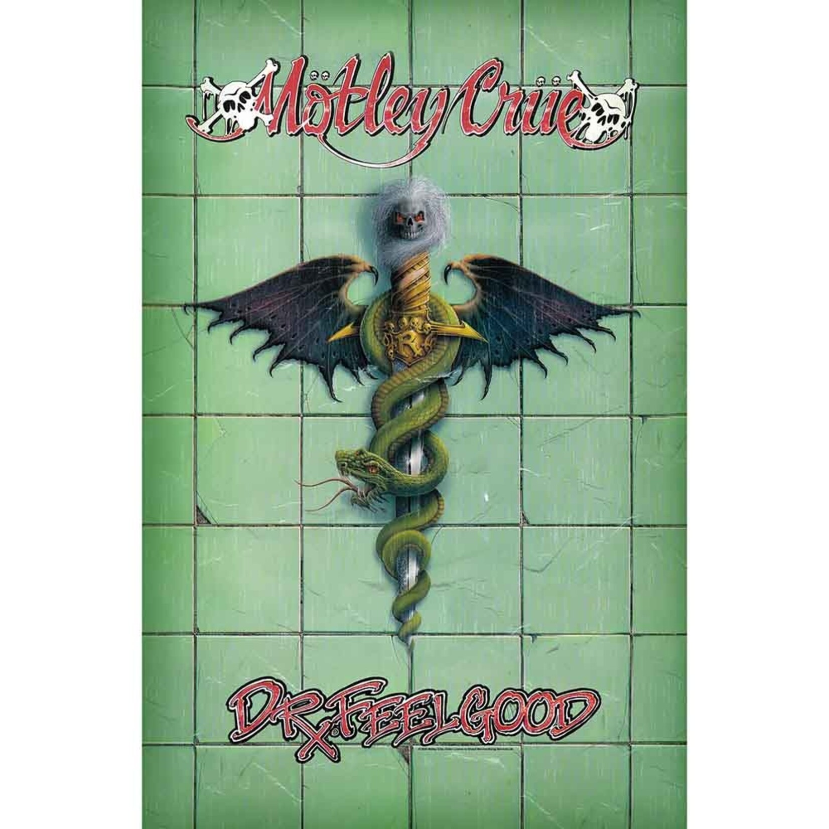 Textile Poster - Motley Crue: Dr. Feelgood